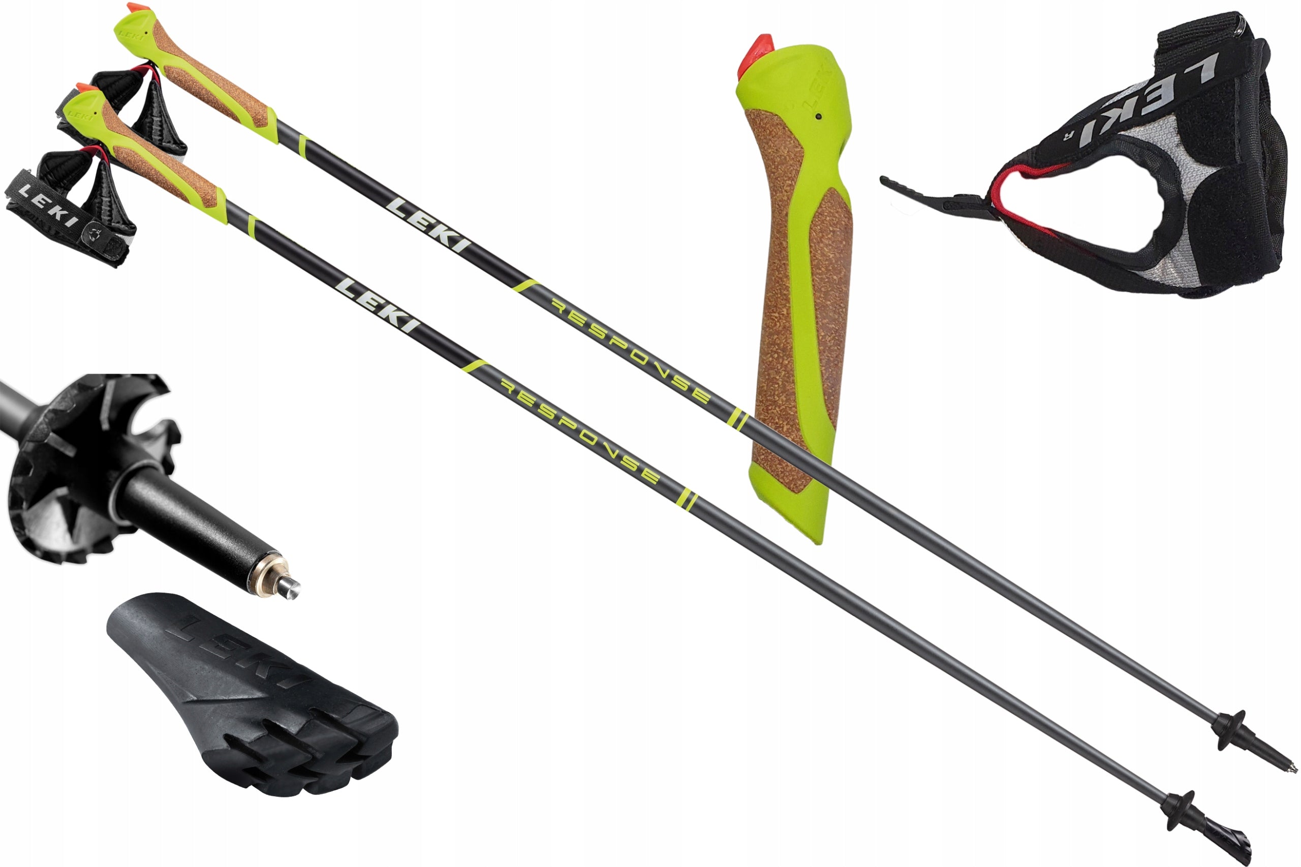 Nordic Walking Sticks LEKI RESPONSE 120cm 194g