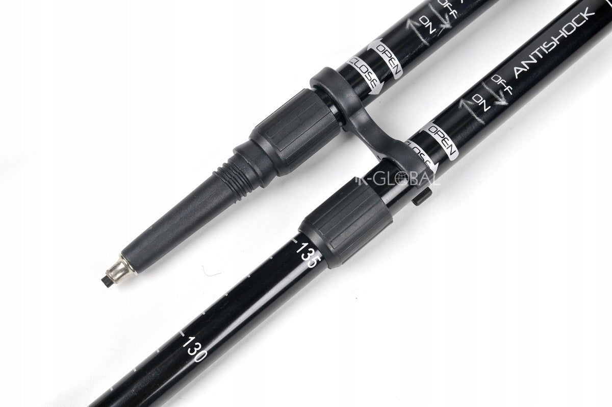 Nordic Walking TREKKING POLES Adjustable Telescopic Folding 65-135CM Manufacturer code kijki do nordic walking trekkingu