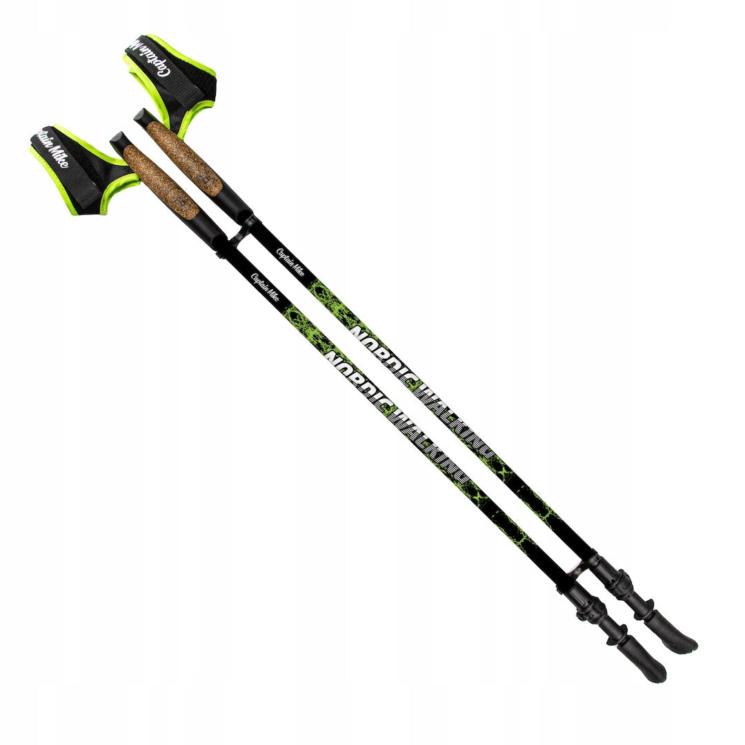 Nordic Walking poles ADJUSTABLE Captain Mike + gloves Manufacturer code 310006972