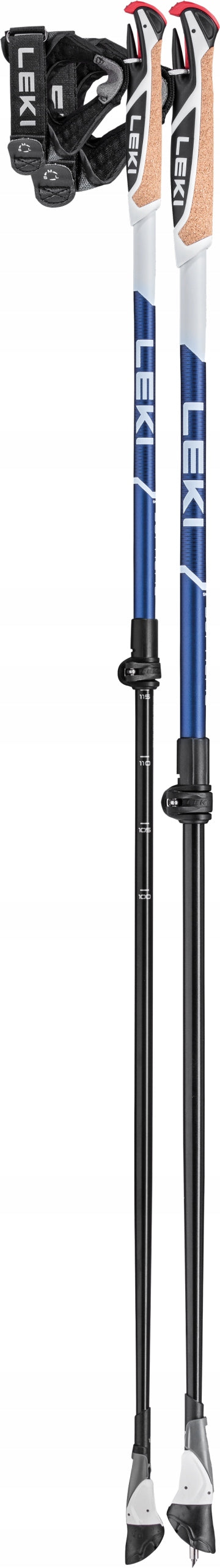Nordic Walking poles LEKI SMART SUPREME 100 - 130 adjustable Brand Leki