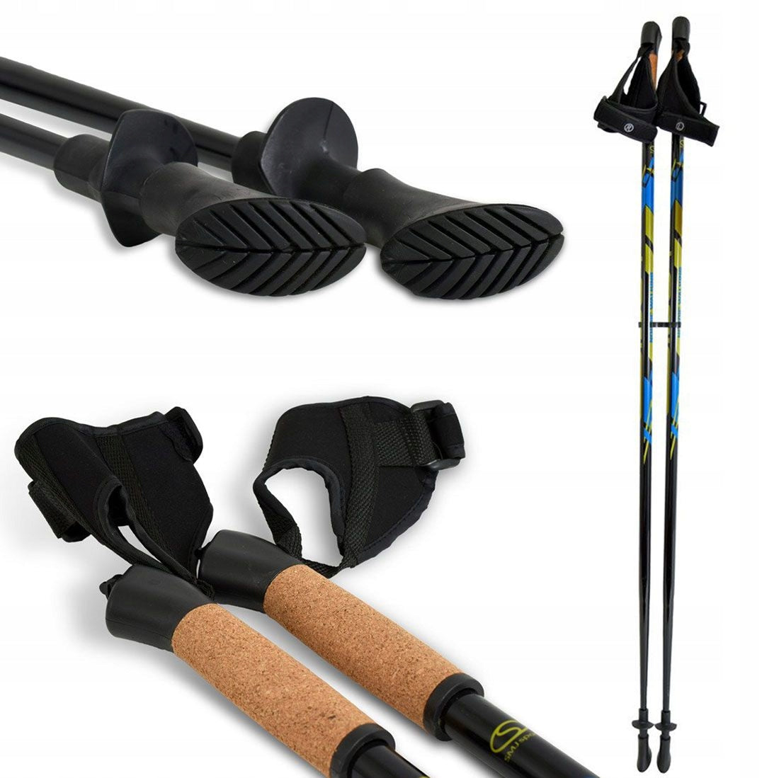 Nordic Walking poles Sibut SMJ 18mm 200g aluminoiwe mountain poles 110 cm