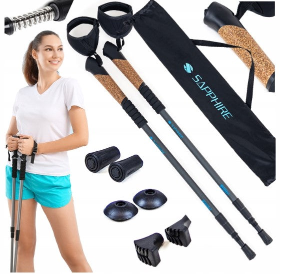Nordic Walking poles TELESCOPIC poles adjustable trekking