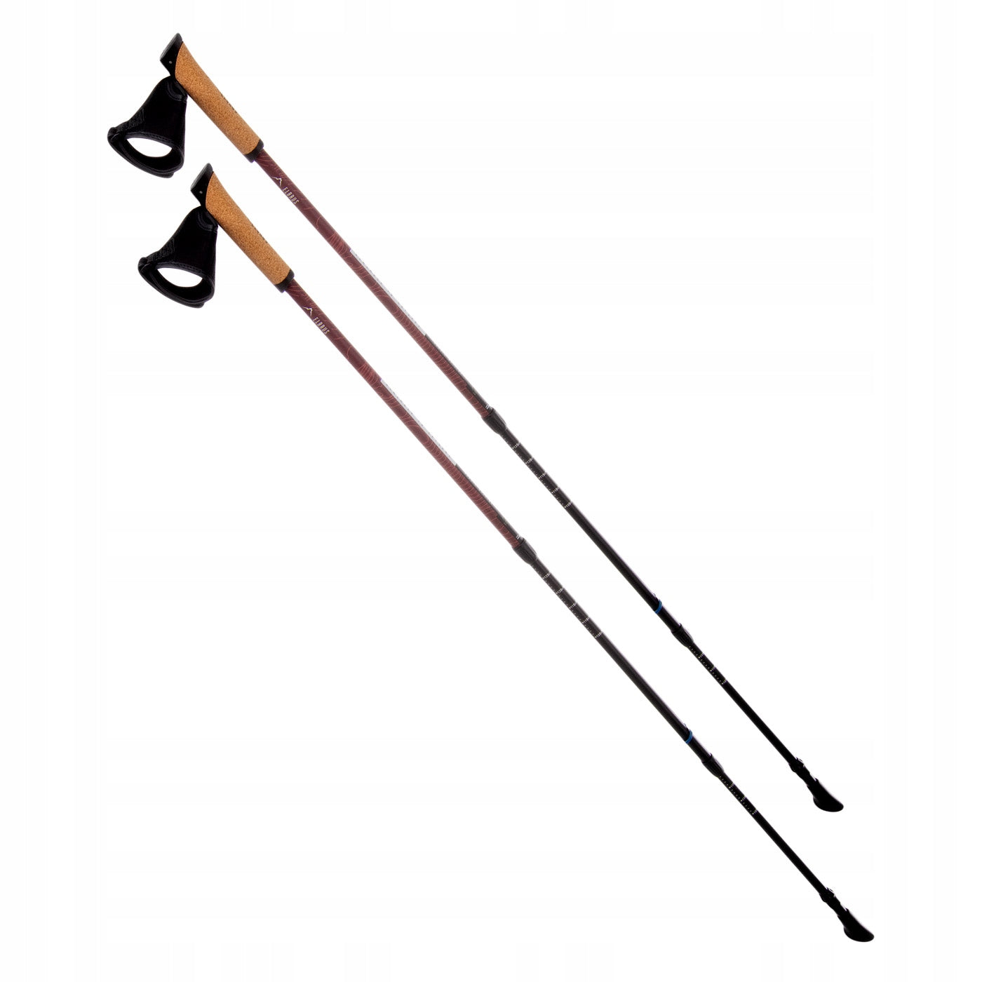 Nordic walking poles ELBRUS CLIOGO Color red