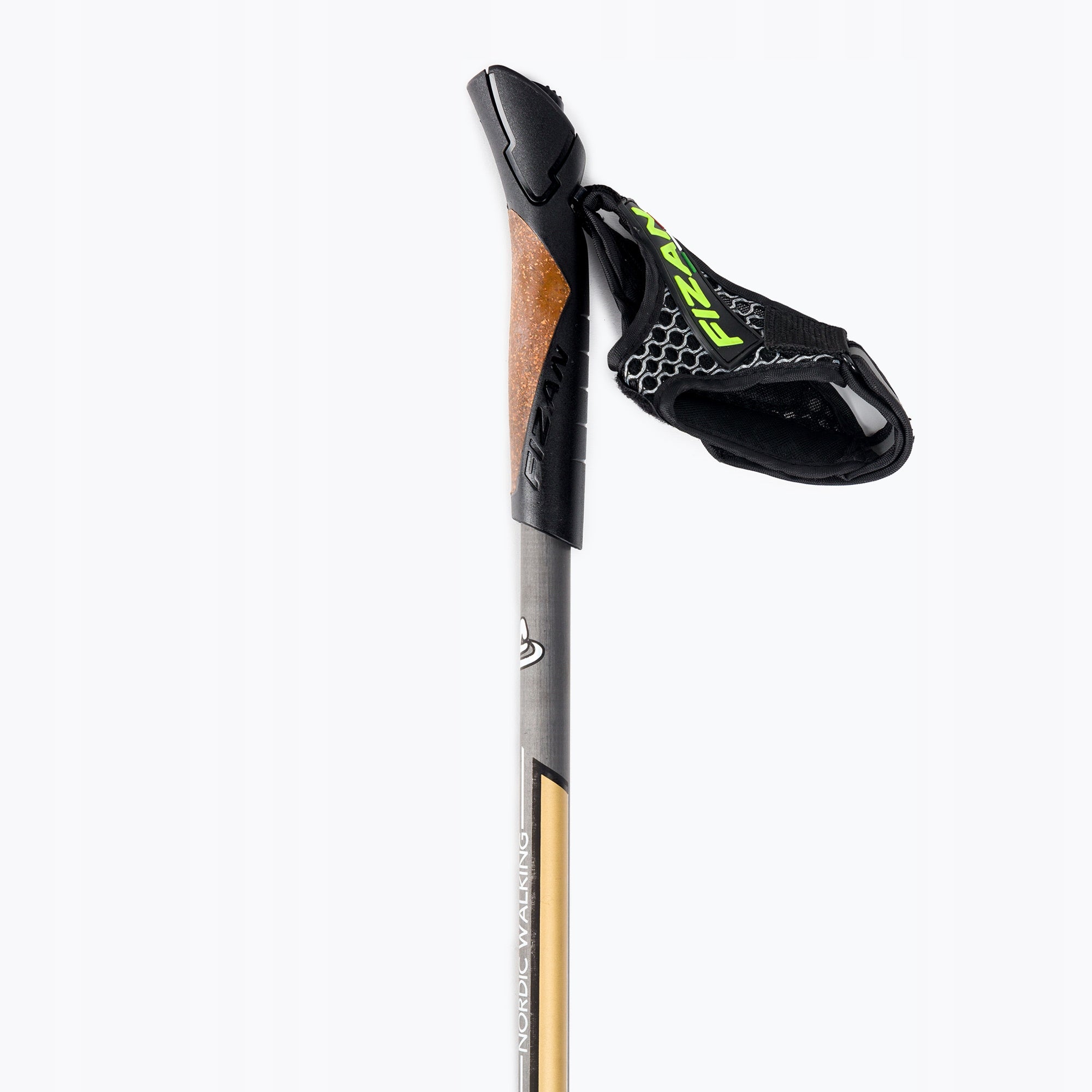 Nordic walking poles Fizan Runner gold 130 cm Color gold