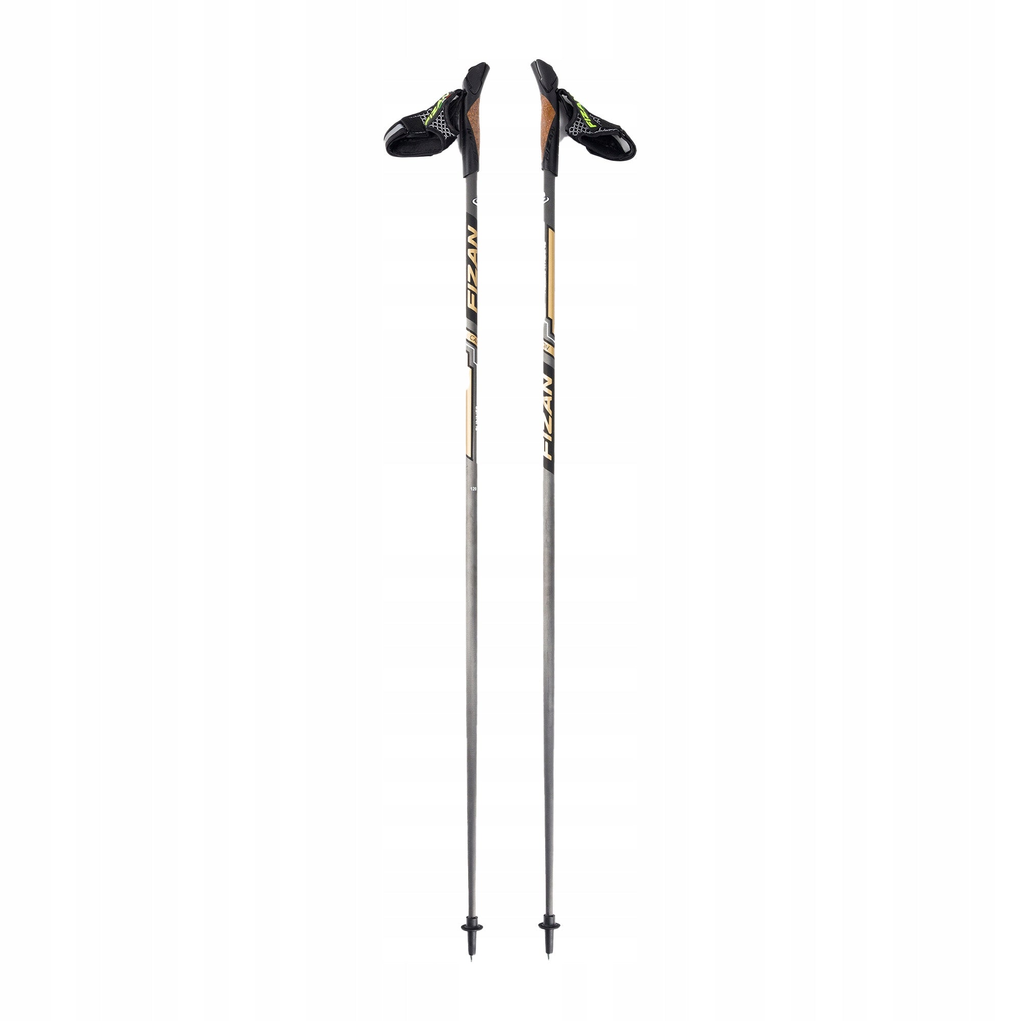 Nordic walking poles Fizan Runner gold 130 cm