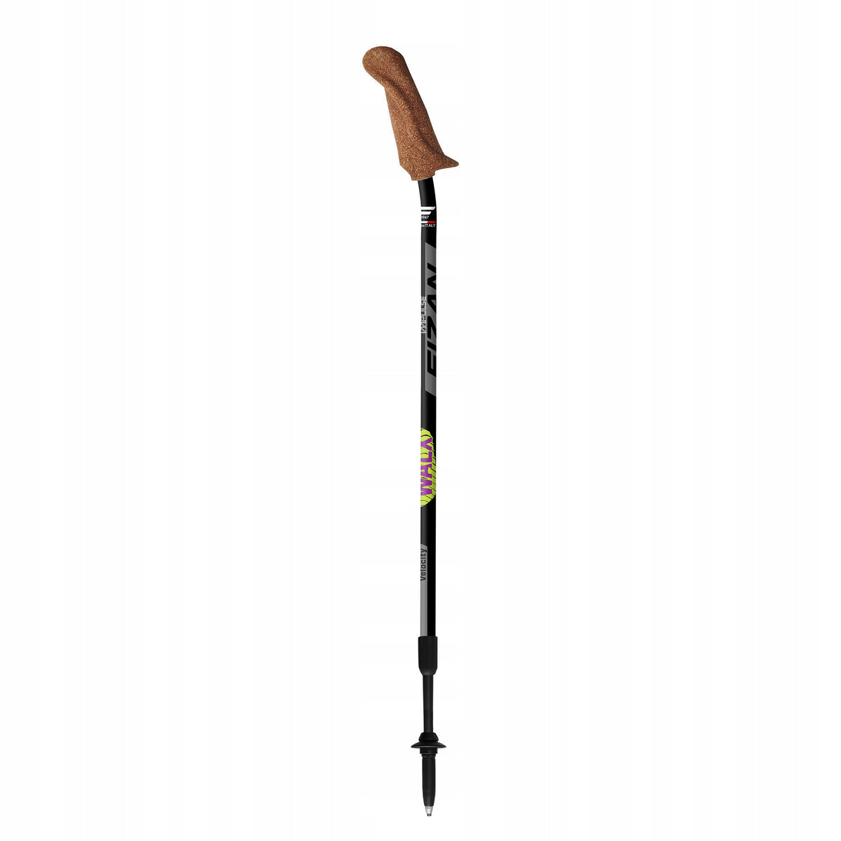 Nordic walking poles Fizan Walx Velocity 87-125 cm Color black