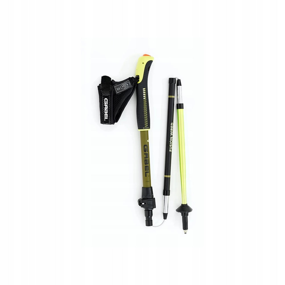 Nordic walking poles Gabel Fusion Wired Total length 130 cm