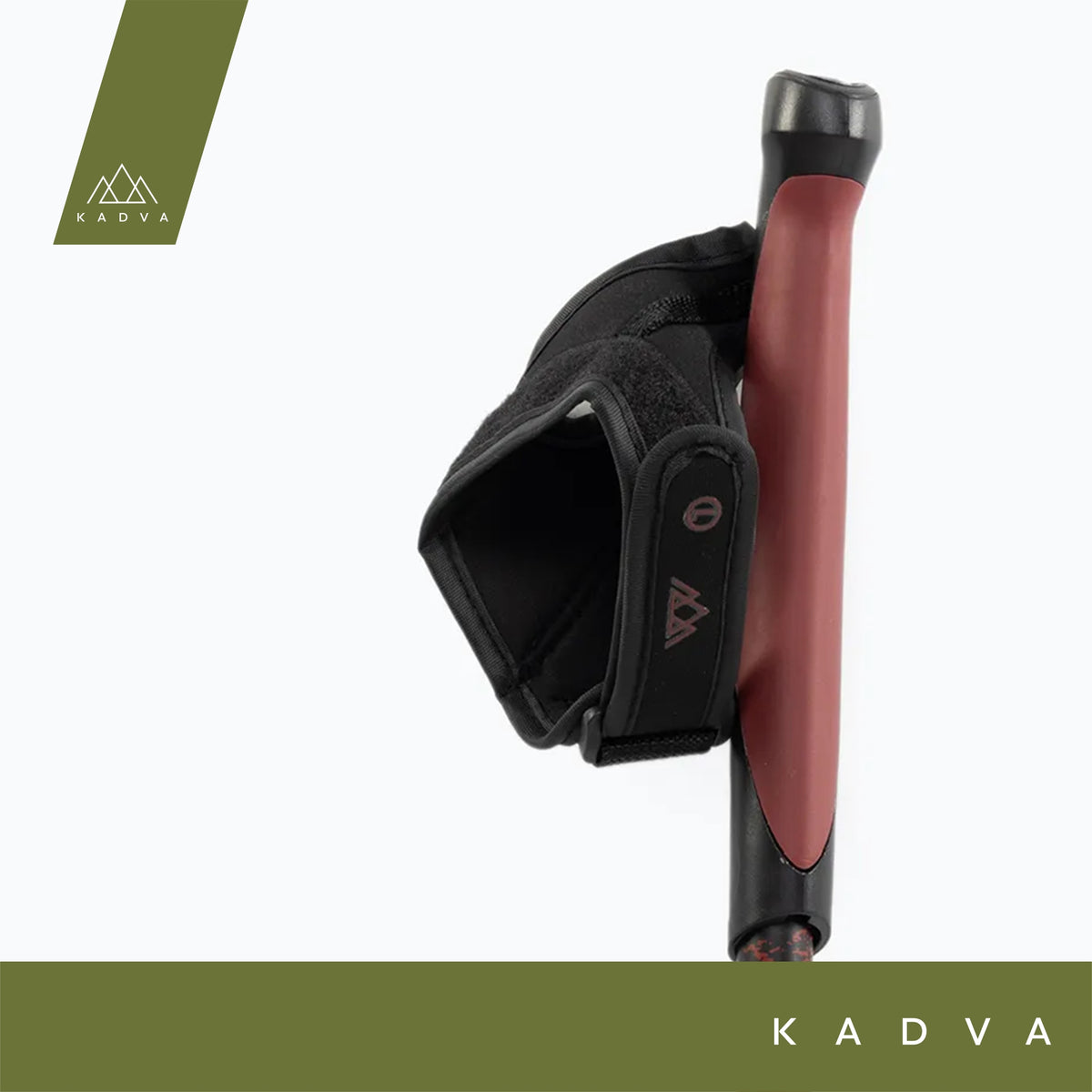 Nordic walking poles KADVA Halna red 85-135cm QUICK LOCK SYSTEM Brand Kadva