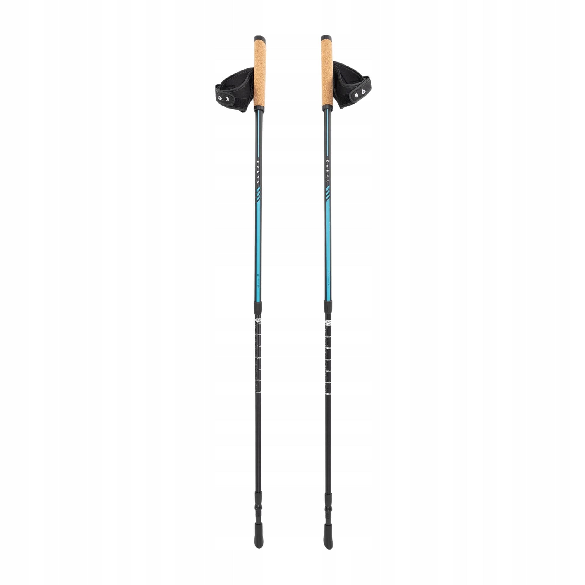 Nordic walking poles KADVA Luna adjustable blue