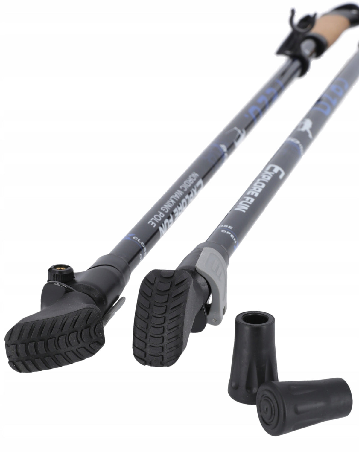Nordic walking poles carbon 50% Rezo Nordic Black Brand no brand