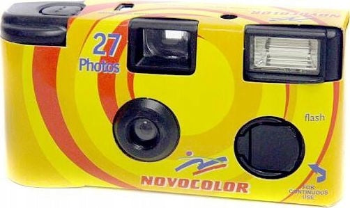 Novocolor 400/27 disposable camera Packaging status original