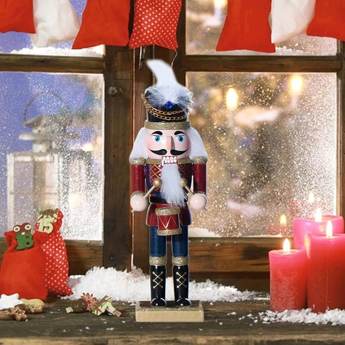 Nutcracker Christmas figurine wooden ornament XXL 50 cm Manufacturer code Dziadek do orzechów figurka świąteczna drewni