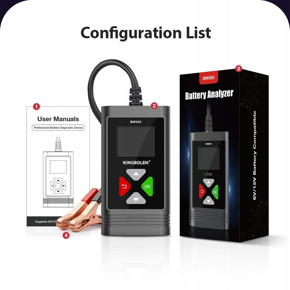 OBDResource Battery Tester BM560 6V / 12V