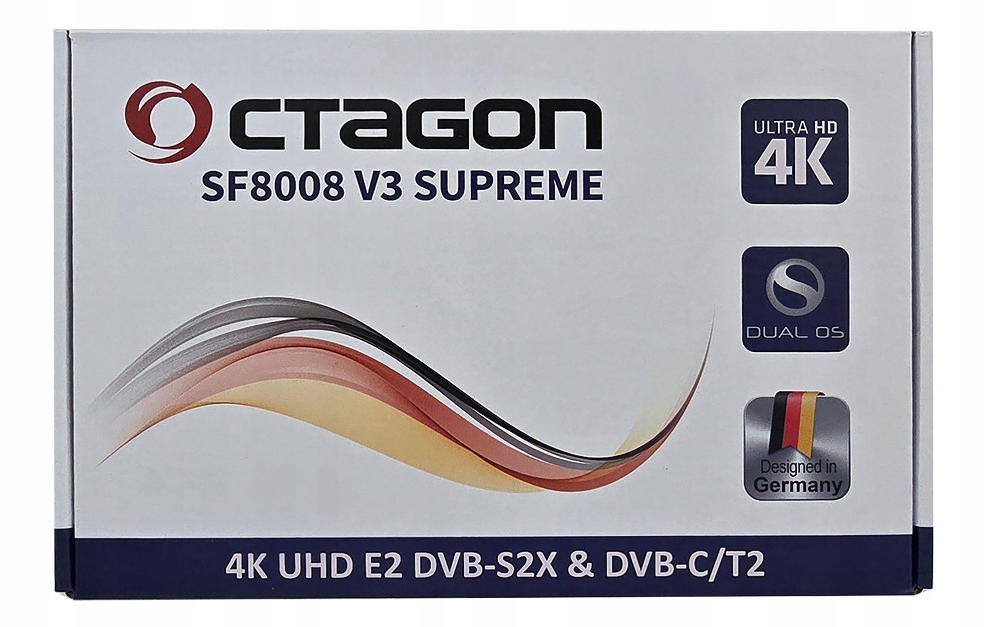 OCTAGON SF8008 V3 SUPREME COMBO 4K 1xDVB-S2X + 1xDVB-T2/C LINUX E2