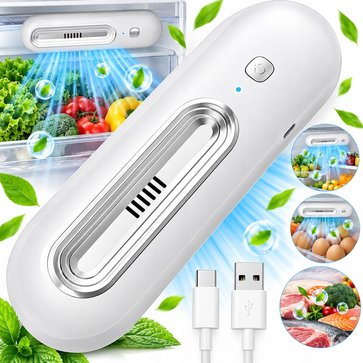 ODOR ABSORBER OZONATOR AIR PURIFIER FOR REFRIGERATOR Manufacturer code BNT_ODŚWIEŻACZ