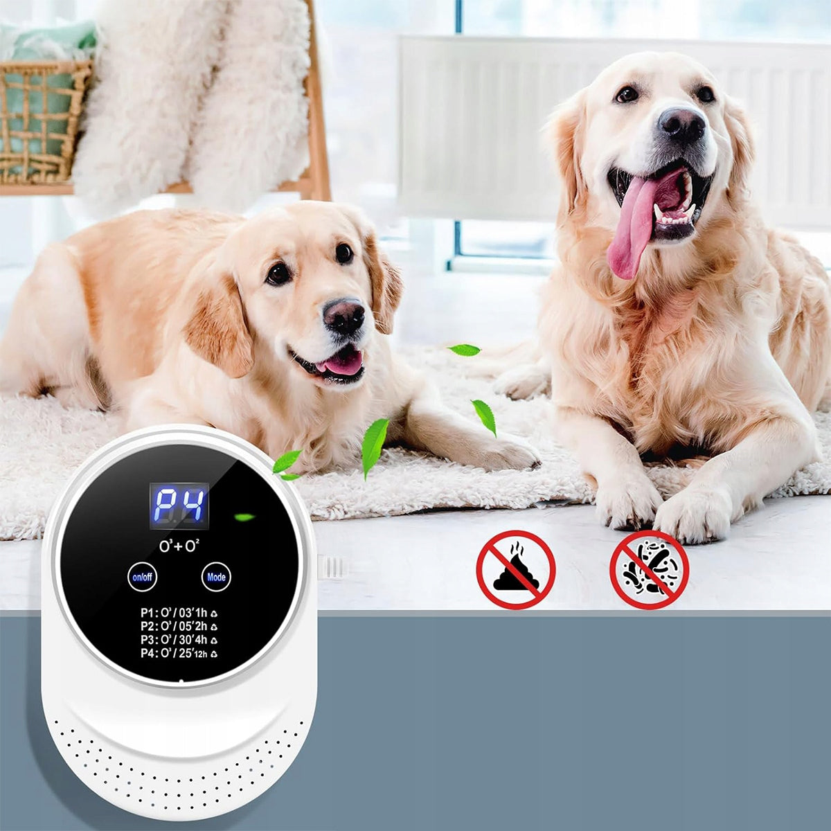 ODOR NEUTRALIZER OZONATOR MULTIFUNCTIONAL MINI AIR PURIFIER Packaging status original