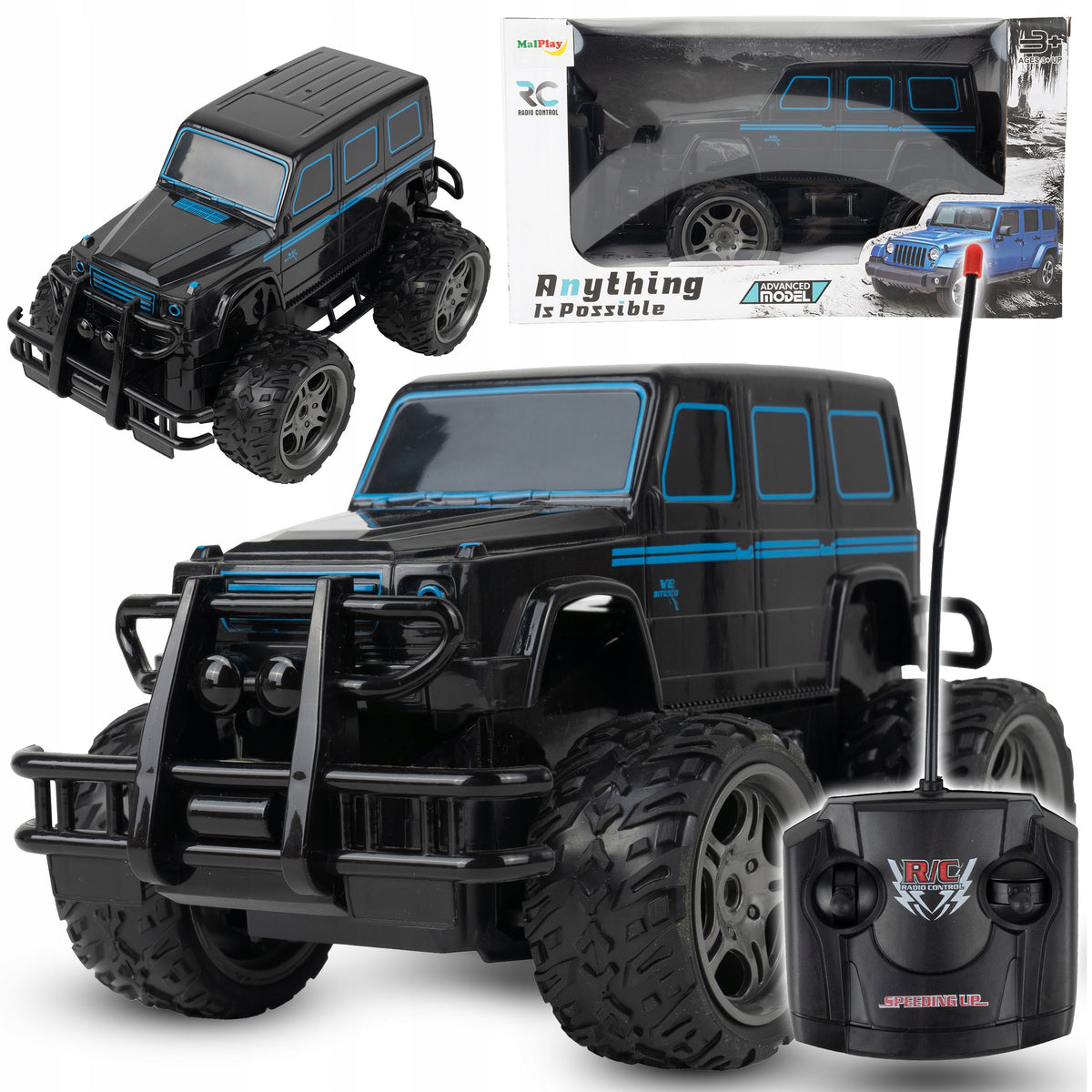 OFF-ROAD CAR RC SWAT ON REMOTE CONTROL USB CHARGER