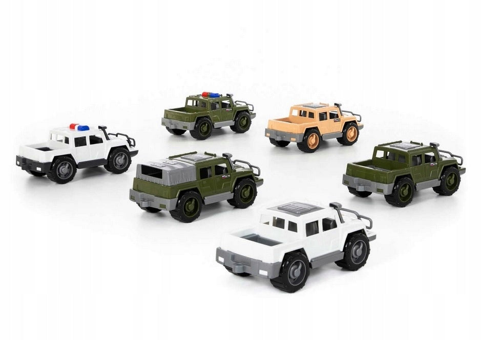 OFF-ROAD VEHICLE JEEP POLICE ARMY 64172 Color multicolor