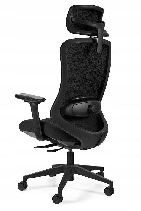 OFFICE CHAIR ERGONOMIC SWIVEL ADAPTA BLACK ADJUSTABLE MESH FABRIC Manufacturer code SK-6255H-CB-01-40