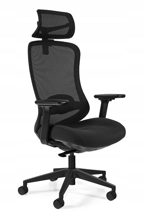 OFFICE CHAIR ERGONOMIC SWIVEL ADAPTA BLACK ADJUSTABLE MESH FABRIC