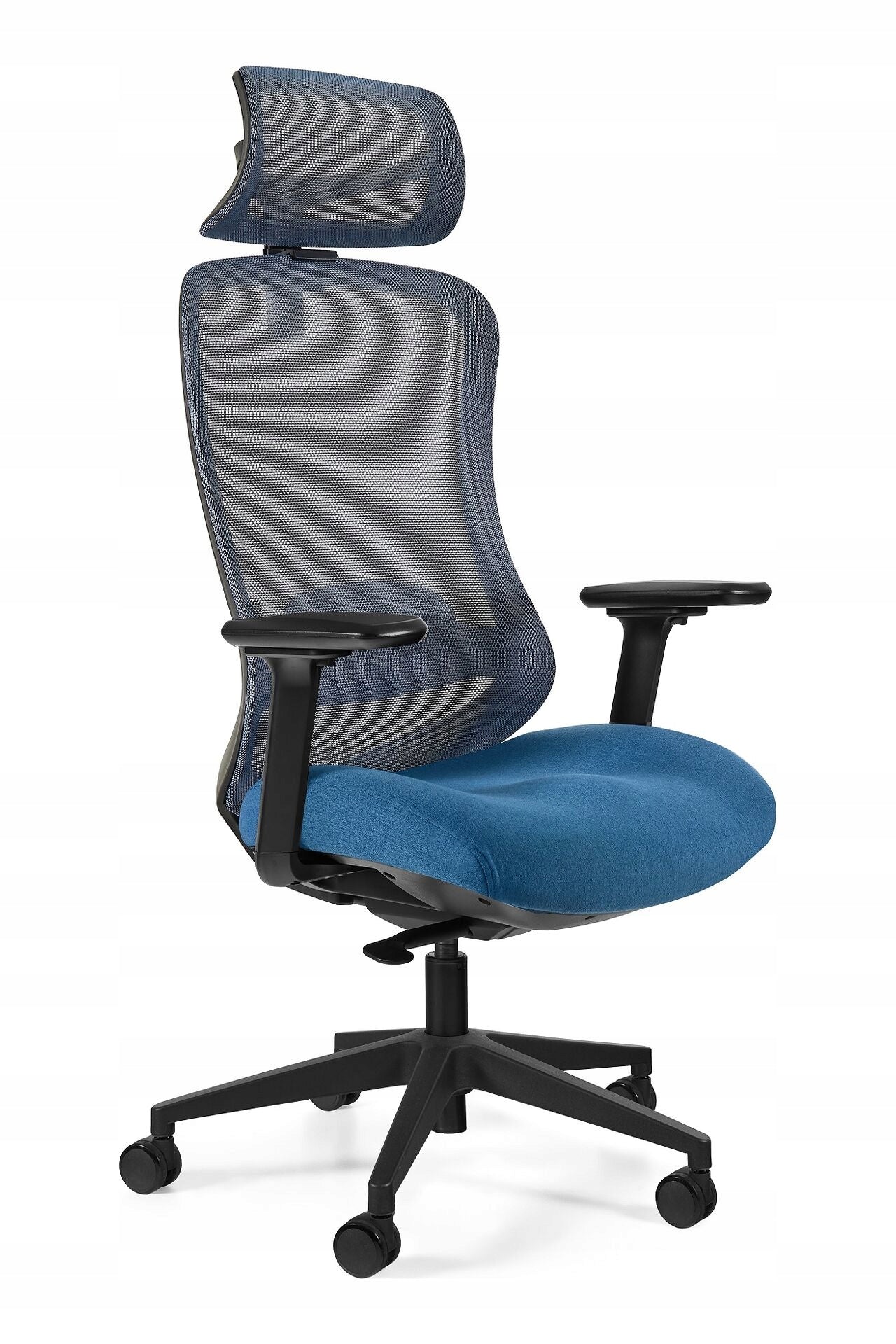 OFFICE CHAIR ERGONOMIC SWIVEL ADAPTA BLUE MESH FABRIC OFFICE