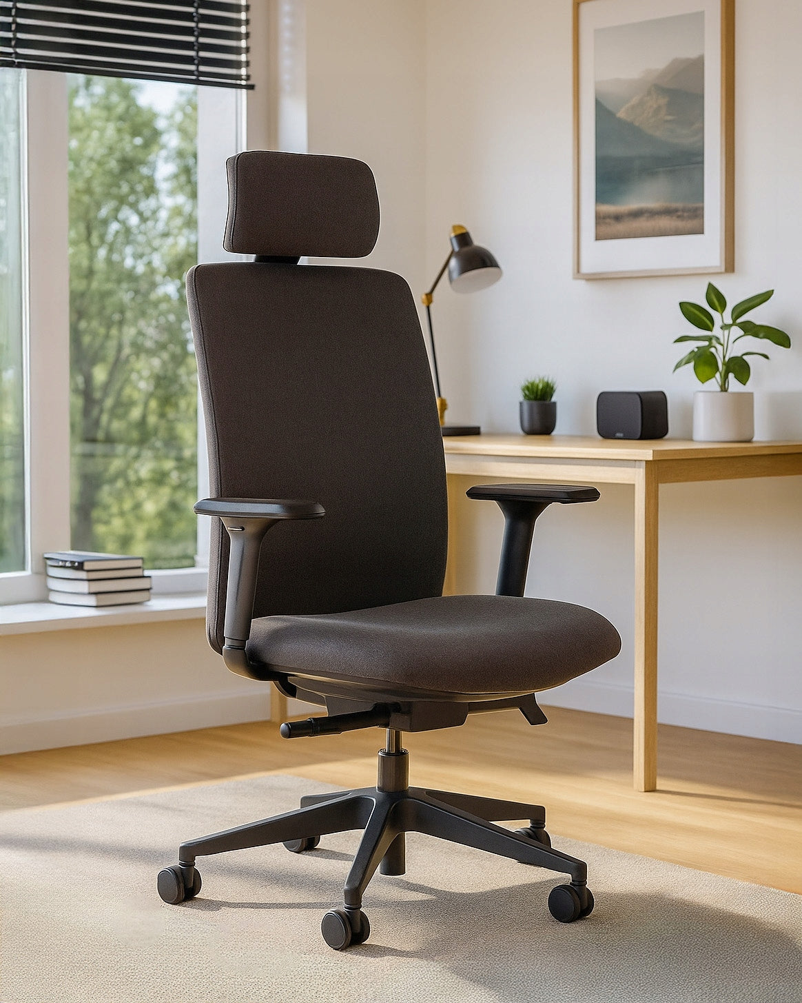 OFFICE CHAIR ERGONOMIC UPHOLSTERED ADJUSTMENT ARMRESTS HEADREST Manufacturer code FC21H-B-VICO-026