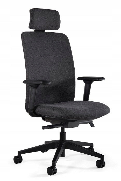 OFFICE CHAIR ERGONOMIC UPHOLSTERED ADJUSTMENT ARMRESTS HEADREST