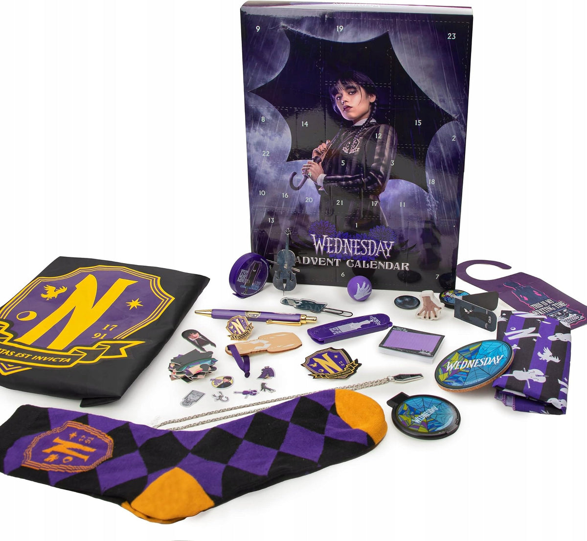 OFFICIALLY LICENSED WEDNESDAY ADVENT CALENDAR Packaging status original