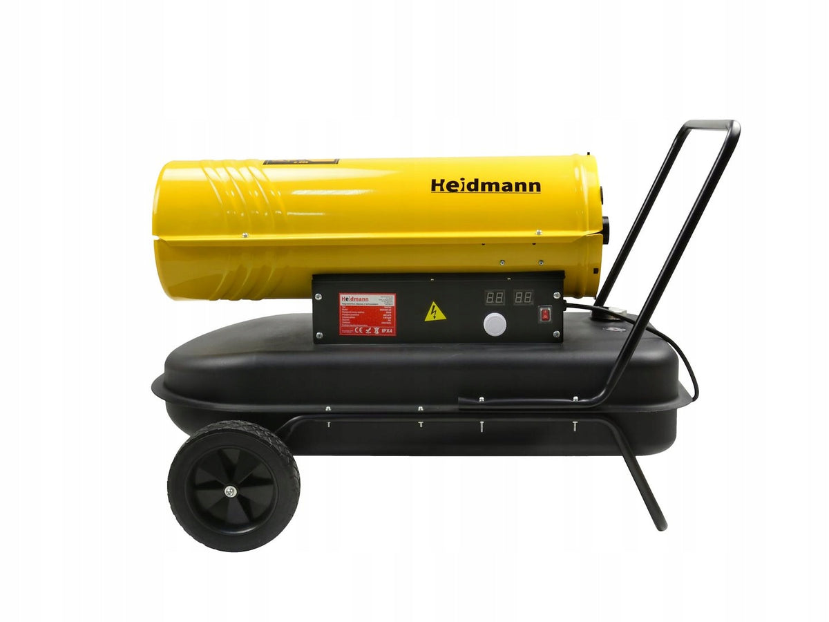 OIL DIESEL HEATER 25KW BLOWER 2500W THERMOSTAT LCD+ Manufacturer code elektryczna spalinowa gazowa farelka