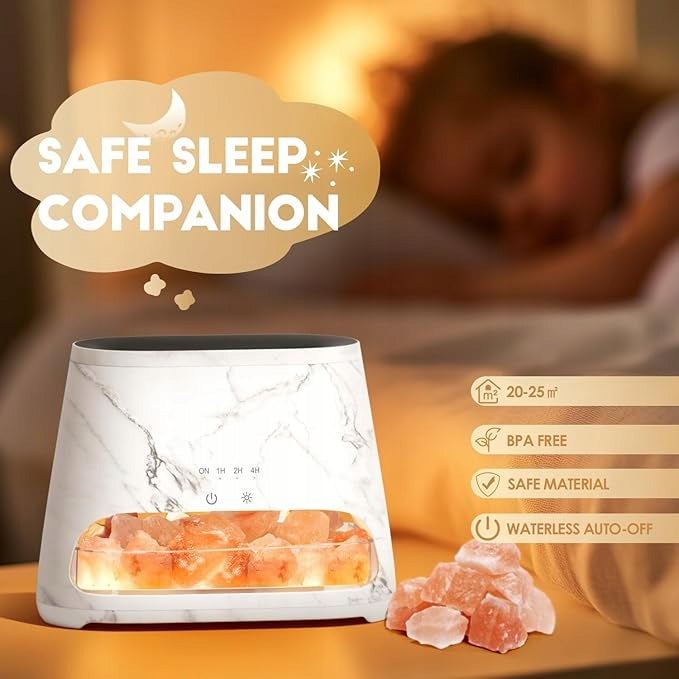 OIL DIFFUSER SALT LAMP HIMALAYAN FLAME EFFECT 2IN1 HUMIDIFIER Manufacturer code B0CDGQ3VQH