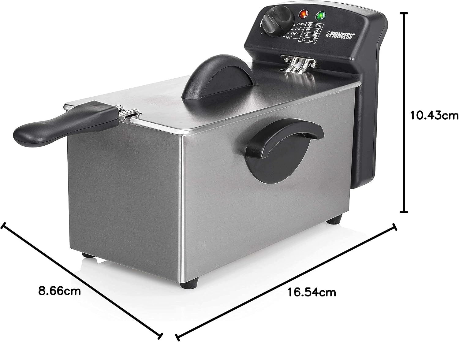 OIL FRYER 3L 2000W COOL ZONE STAINLESS STEEL BASKET REMOVABLE Manufacturer code FRYTKOWNICA6969