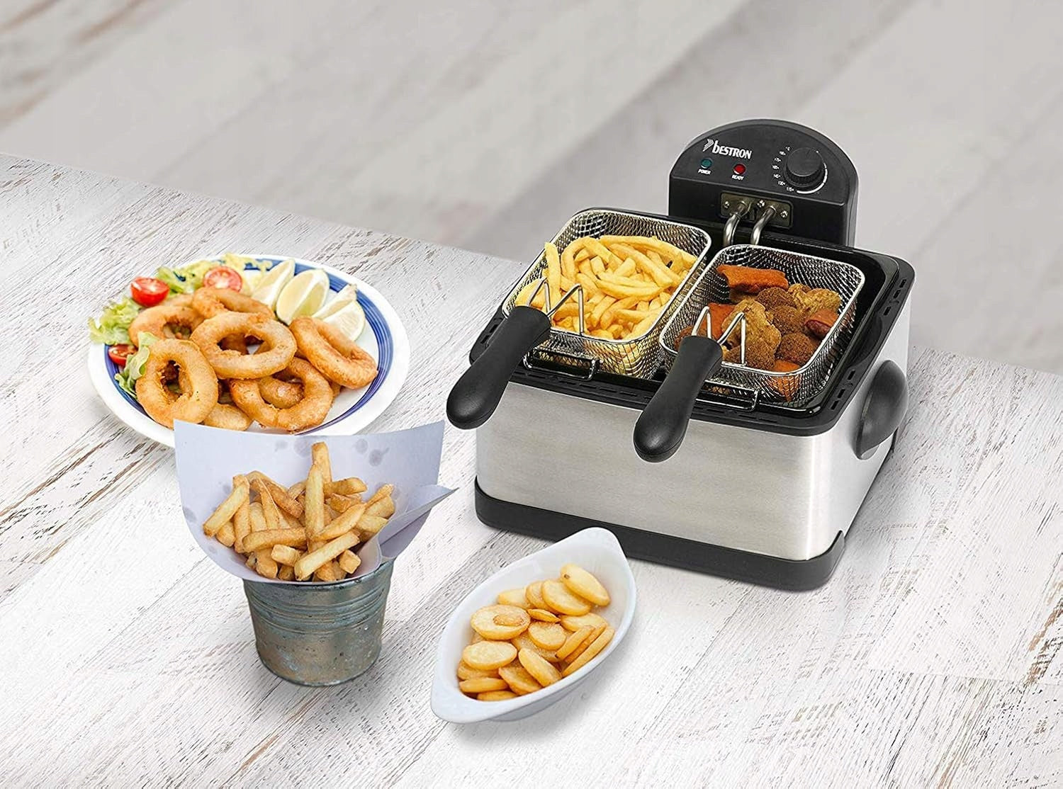 OIL FRYER TRADITIONAL CAPACIOUS FRYER 4L 2000W THERMOSTAT LARGE Manufacturer code FR 3195