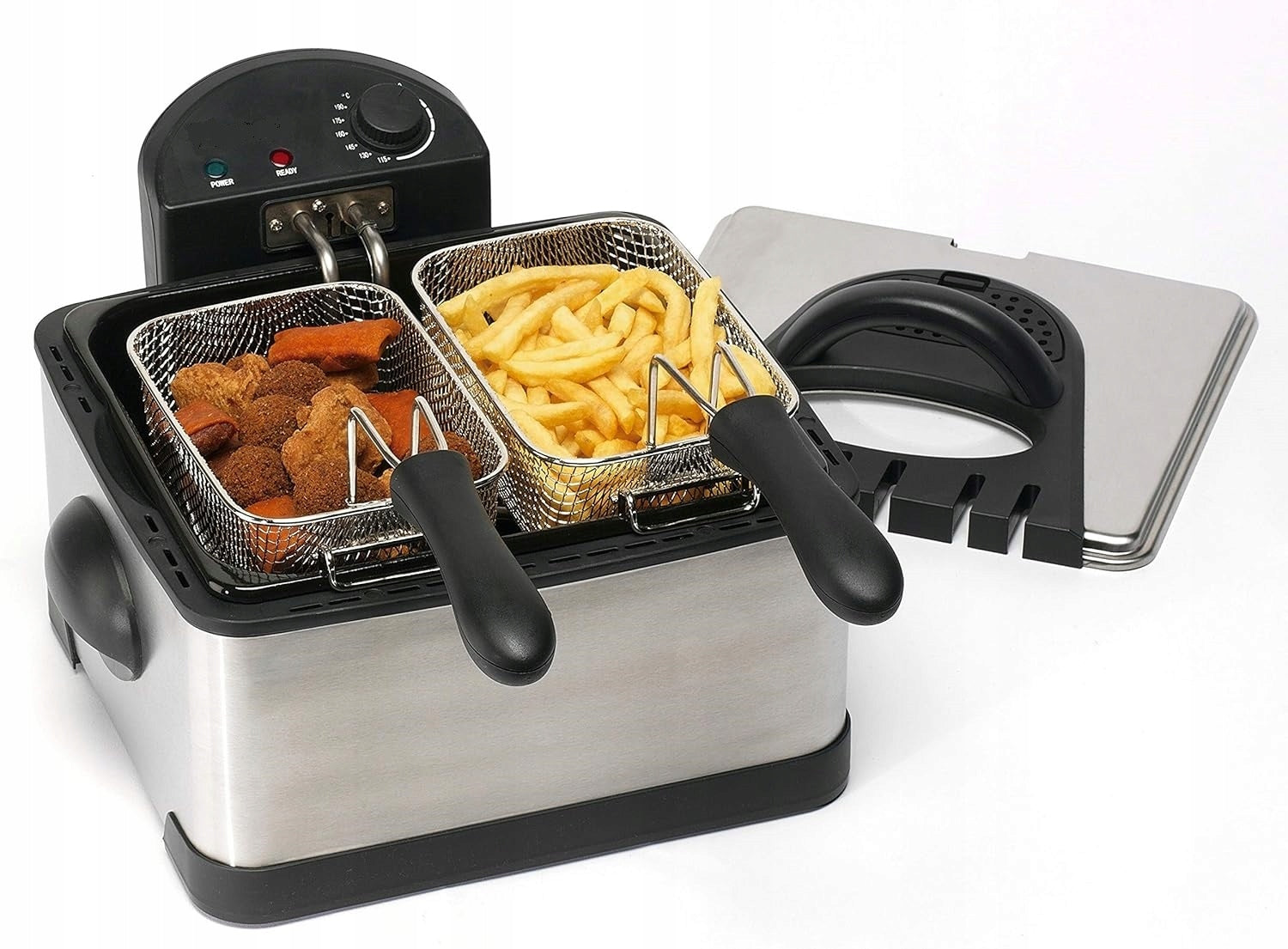 OIL FRYER TRADITIONAL CAPACIOUS FRYER 4L 2000W THERMOSTAT LARGE