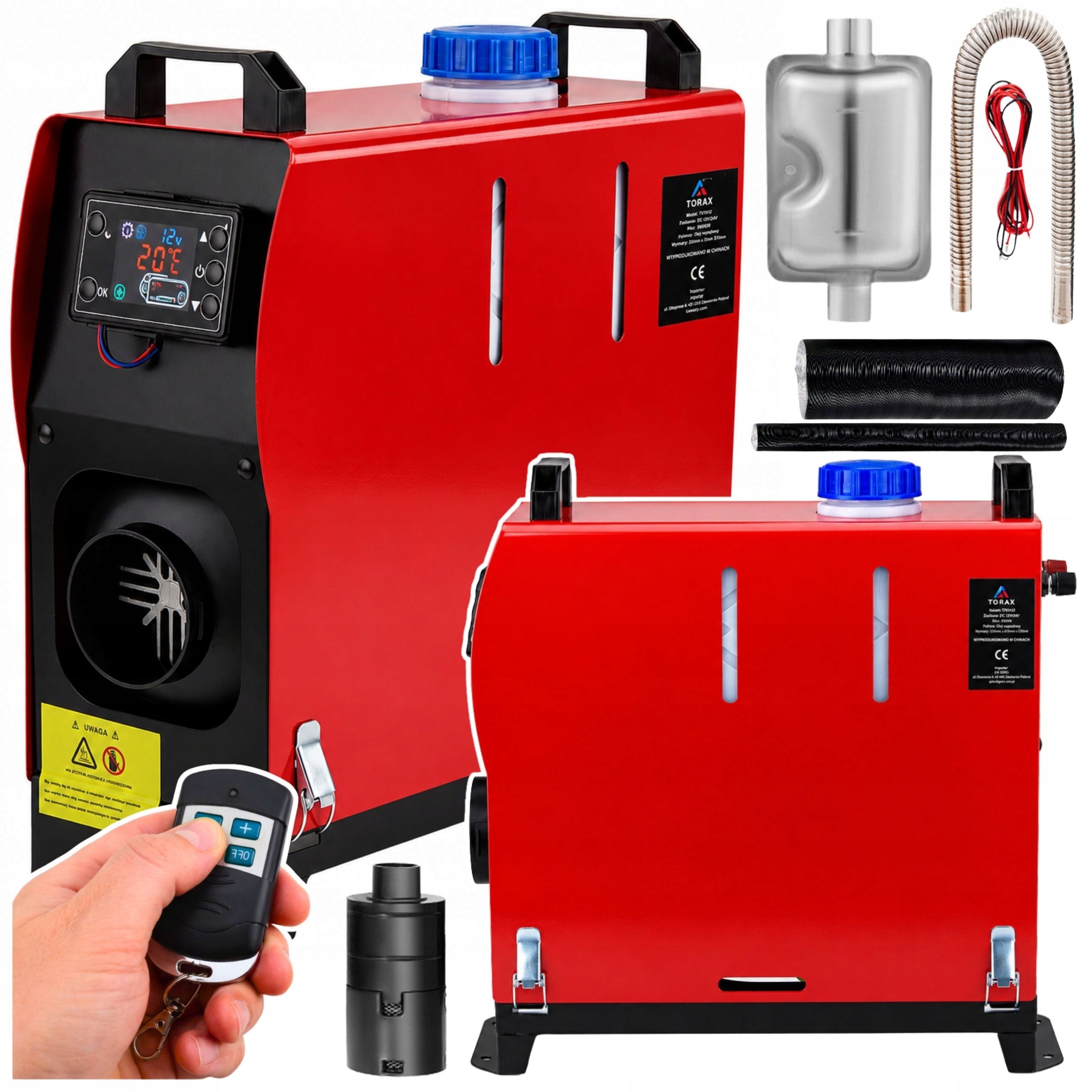 OIL HEATER PARKING HEATER 50Hz 12V /15V 9kW LCD PILOT DIESEL Packaging status original
