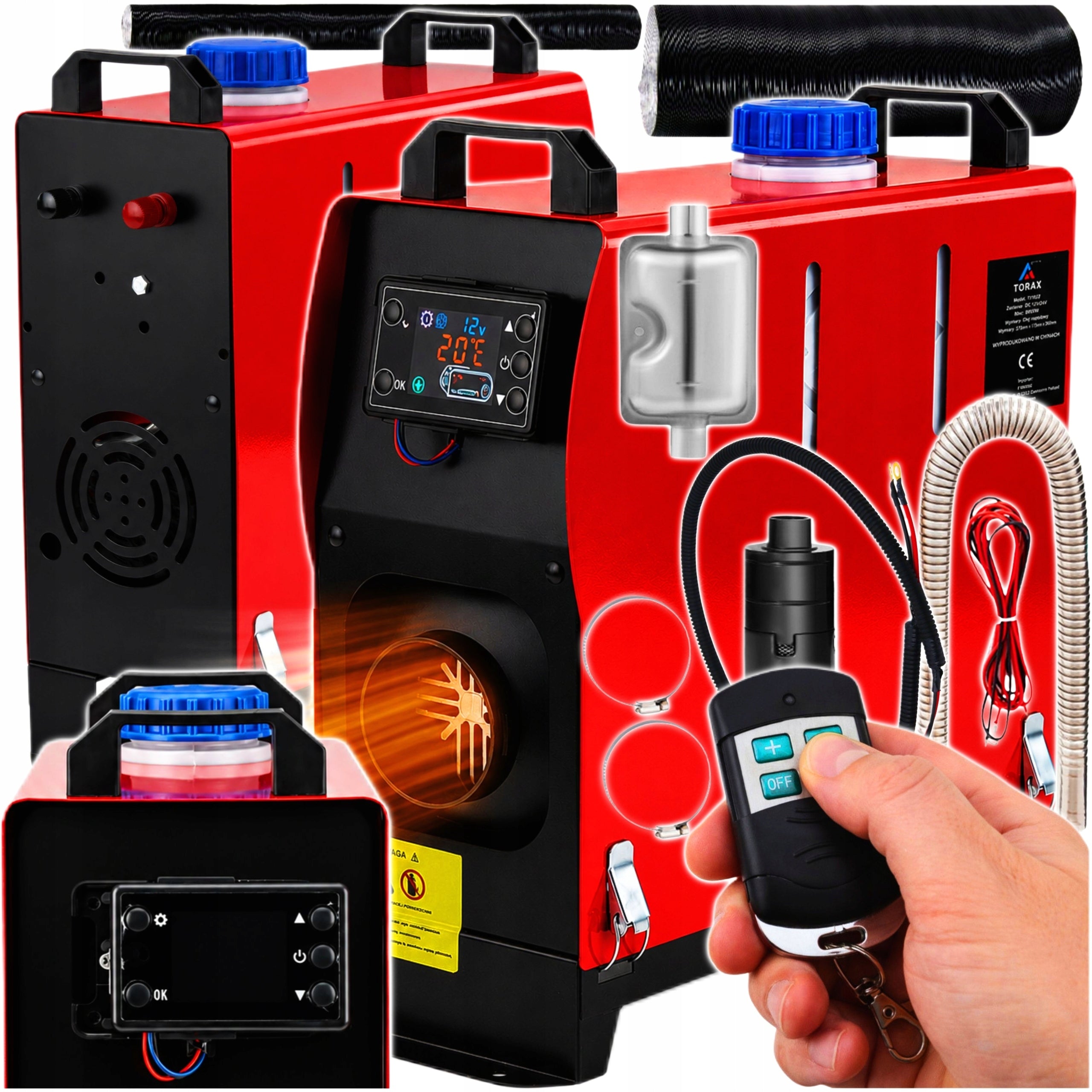 OIL HEATER PARKING HEATER 50Hz 12V /15V 9kW LCD PILOT DIESEL