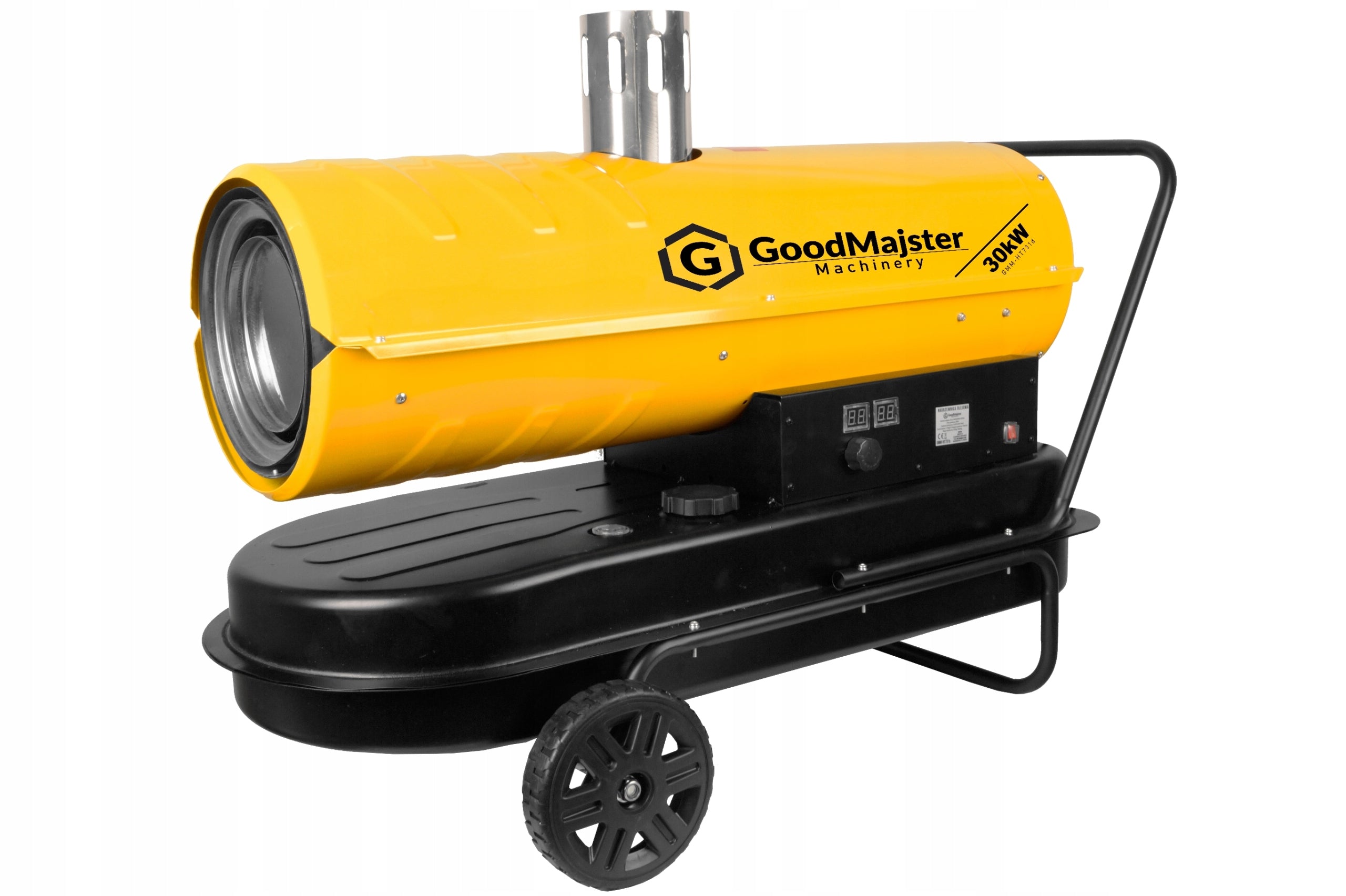 OIL HEATER WITH CHIMNEY unscented COMBUSTION THERMOSTAT LCD 30kW Manufacturer code GMM-HT731d