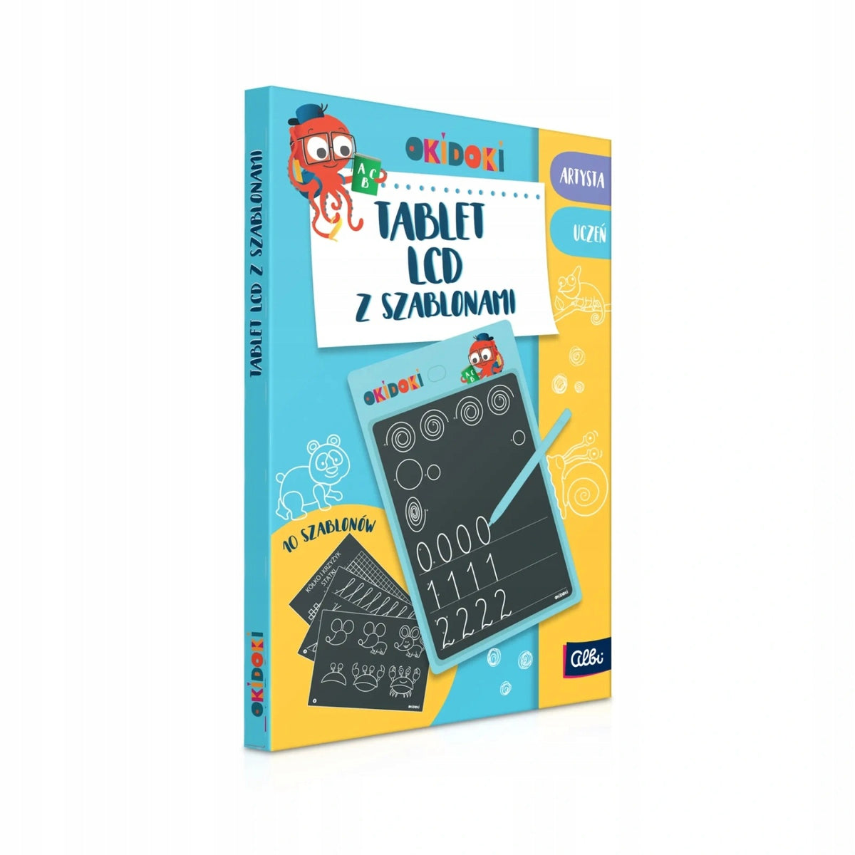 OKIDOKI LCD tablet with templates