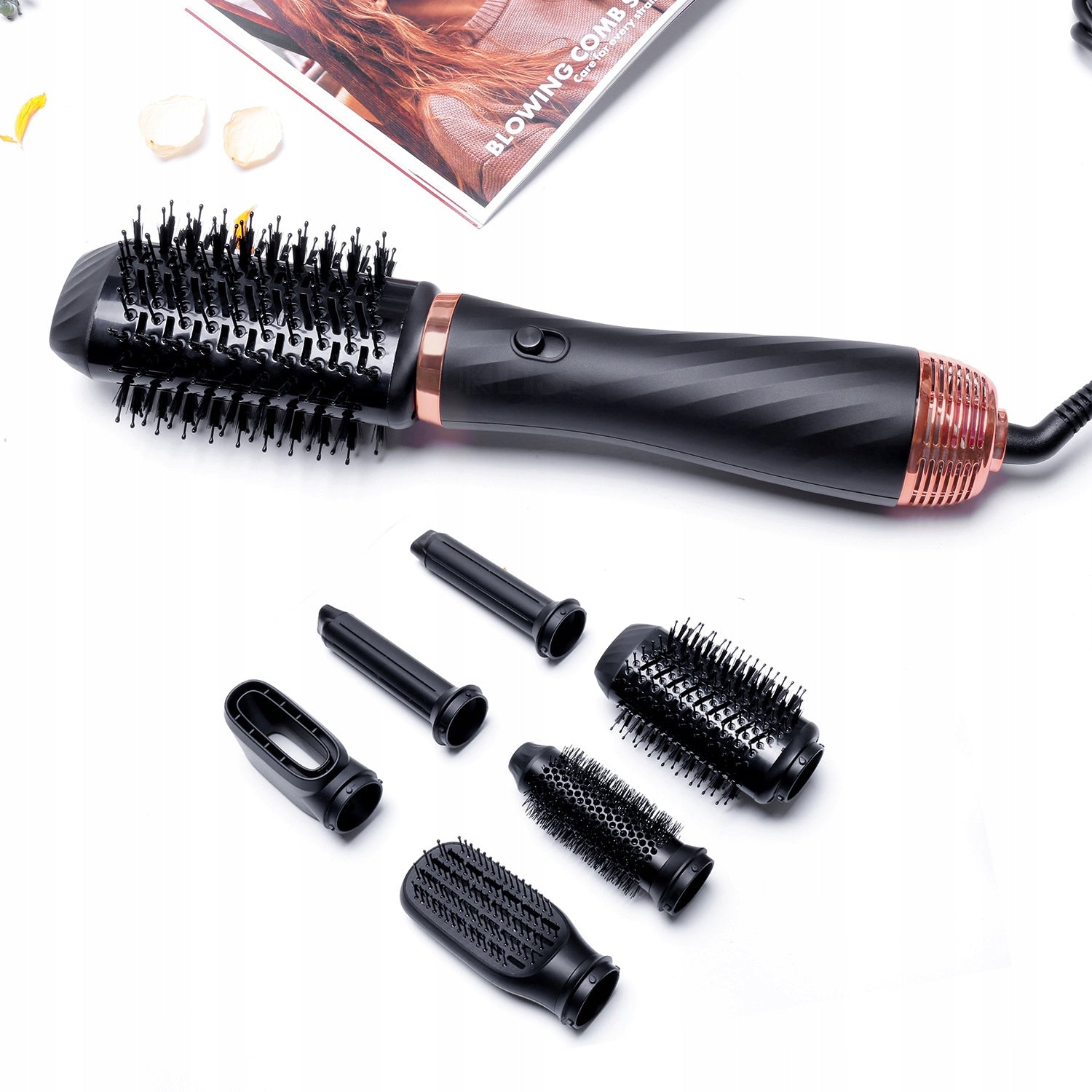 OKWRAP WT-623 Air Styler 6-in-1 Hair Styling Kit Model WT-623-A