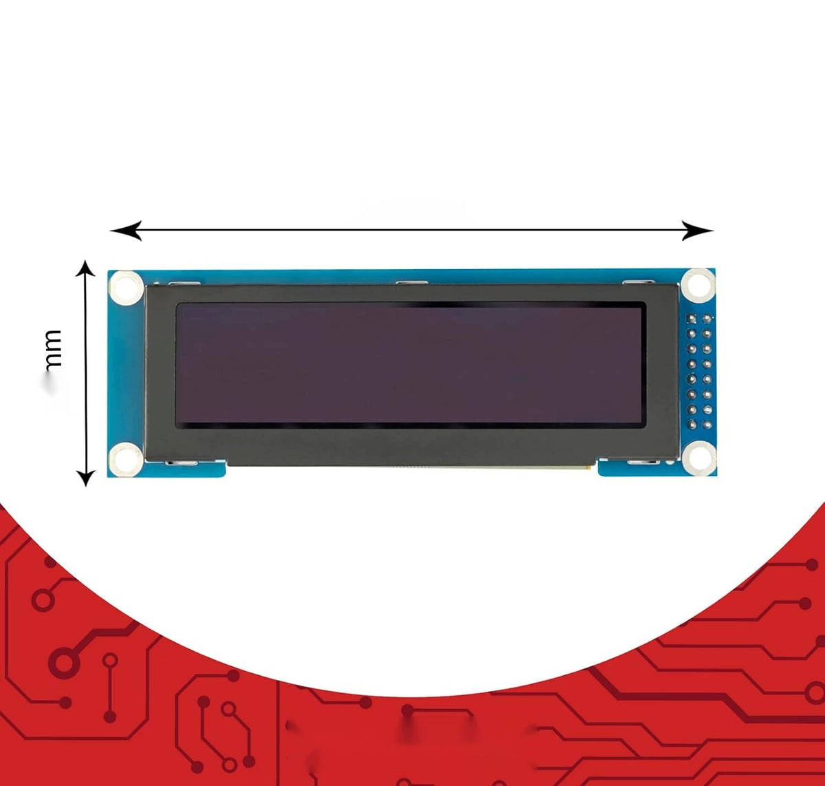 OLED DISPLAY 312 INCH 256X64 BLUE CONTRAST SPI MODULE Brand no brand