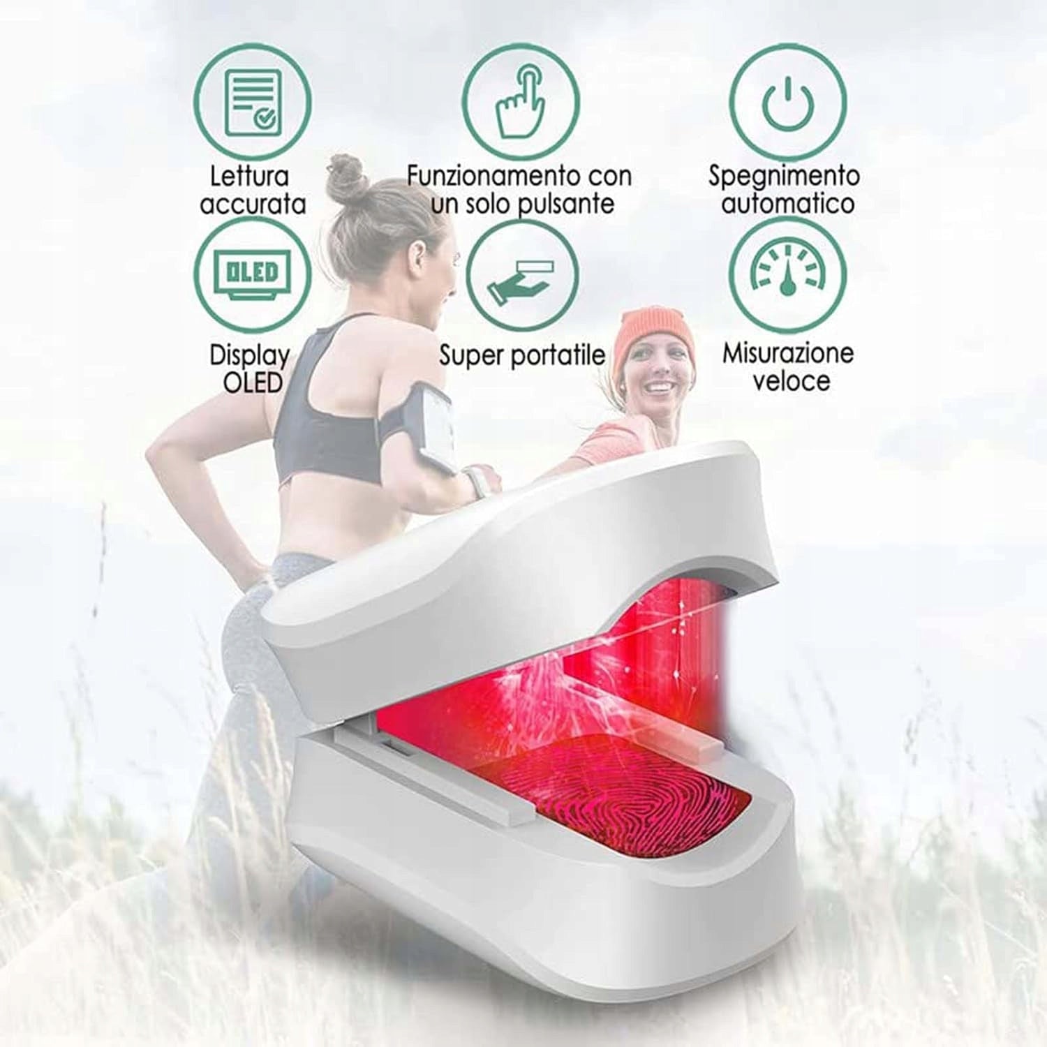 OLED Finger Pulse Oximeter SpO2 Pulse for Children and Adults Manufacturer code 1
