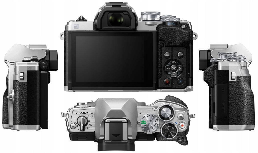 OLYMPUS OM SYSTEM E-M10 MARK IV SILVER + 14-150mm F4.0-5,6 II Brand Olympus