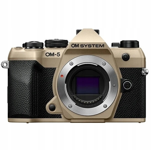 OLYMPUS OM SYSTEM OM-5 Mark II BODY BEIGE + BLS-50 + CASHBACK 800zł