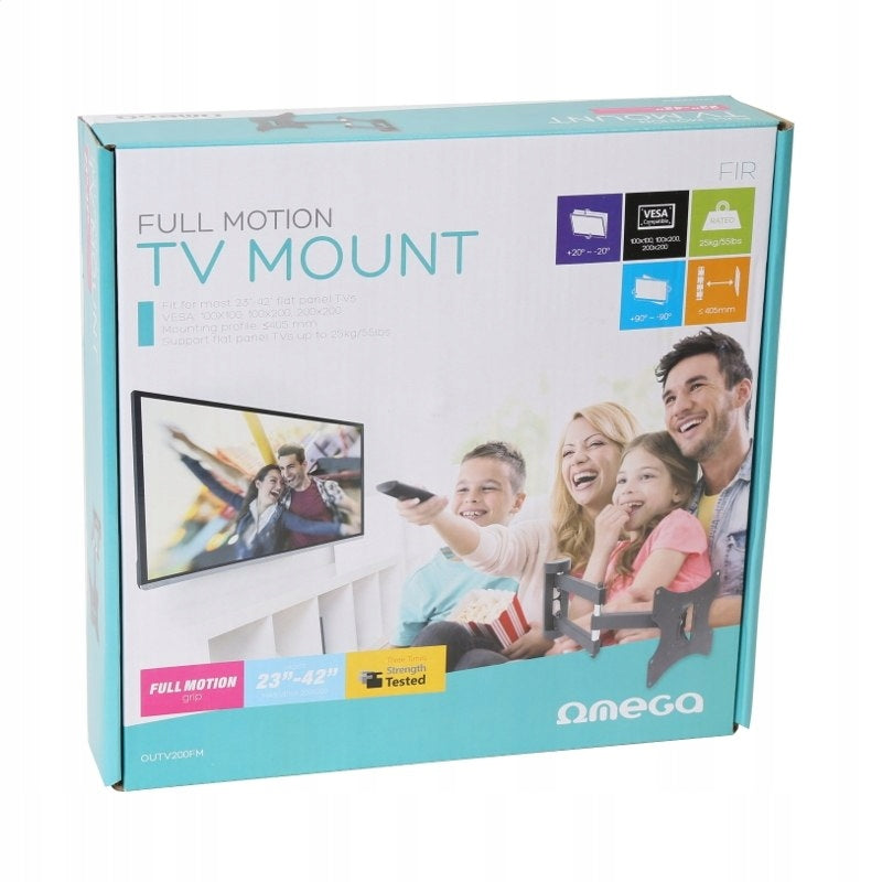 OMEGA TV MOUNT FOR TV MAX VESA 200 FULL MOTION 14-45" FIR [42771 Packaging status original