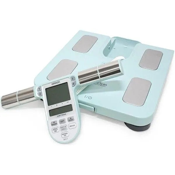 OMRON BF511 scale with body composition analyzer turquoise 1 pc. Brand Omron