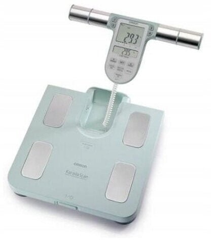 OMRON BF511 scale with body composition analyzer turquoise 1 pc. Packaging status original