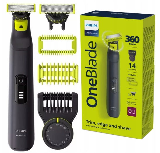 ONEBLADE PRO 360 TRIMMER BEARD SHAVER BODY BEARD CLIPPER PHILIPS