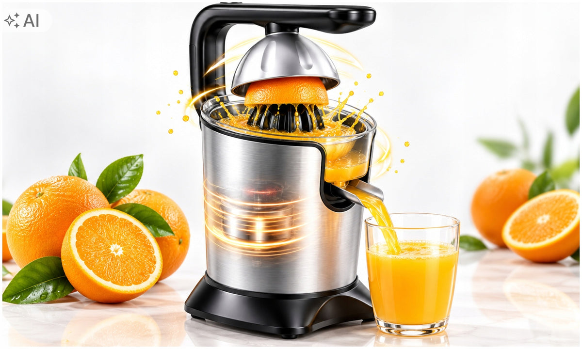 ORANGE FRUIT CITRUS JUICER 500W JUICE PRESSURE LEVER Packaging status original