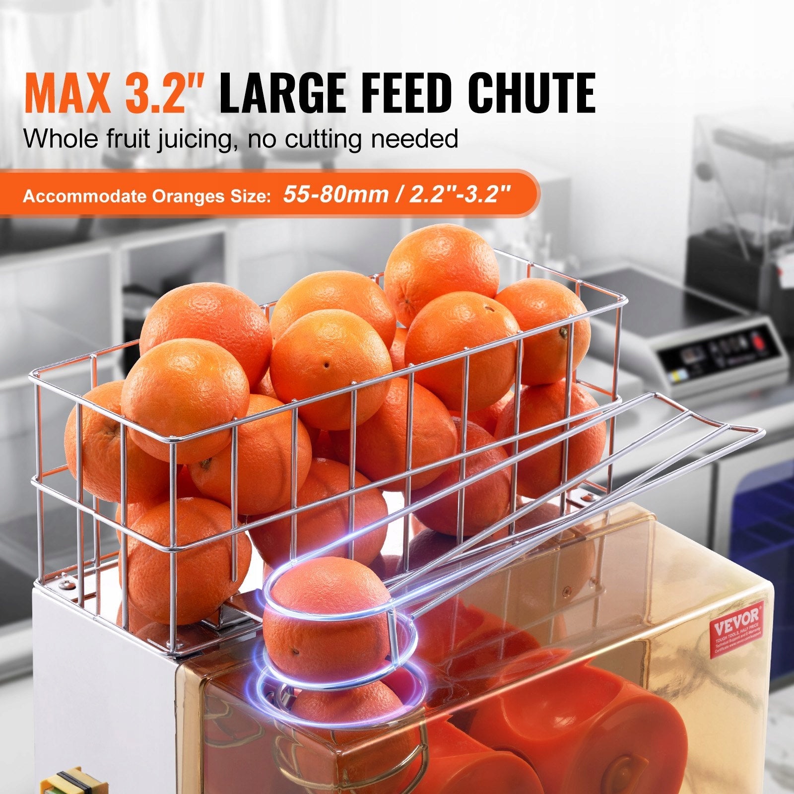ORANGE JUICER Automatic Commercial 120W Stainless Steel Manufacturer code DVGFHDV2