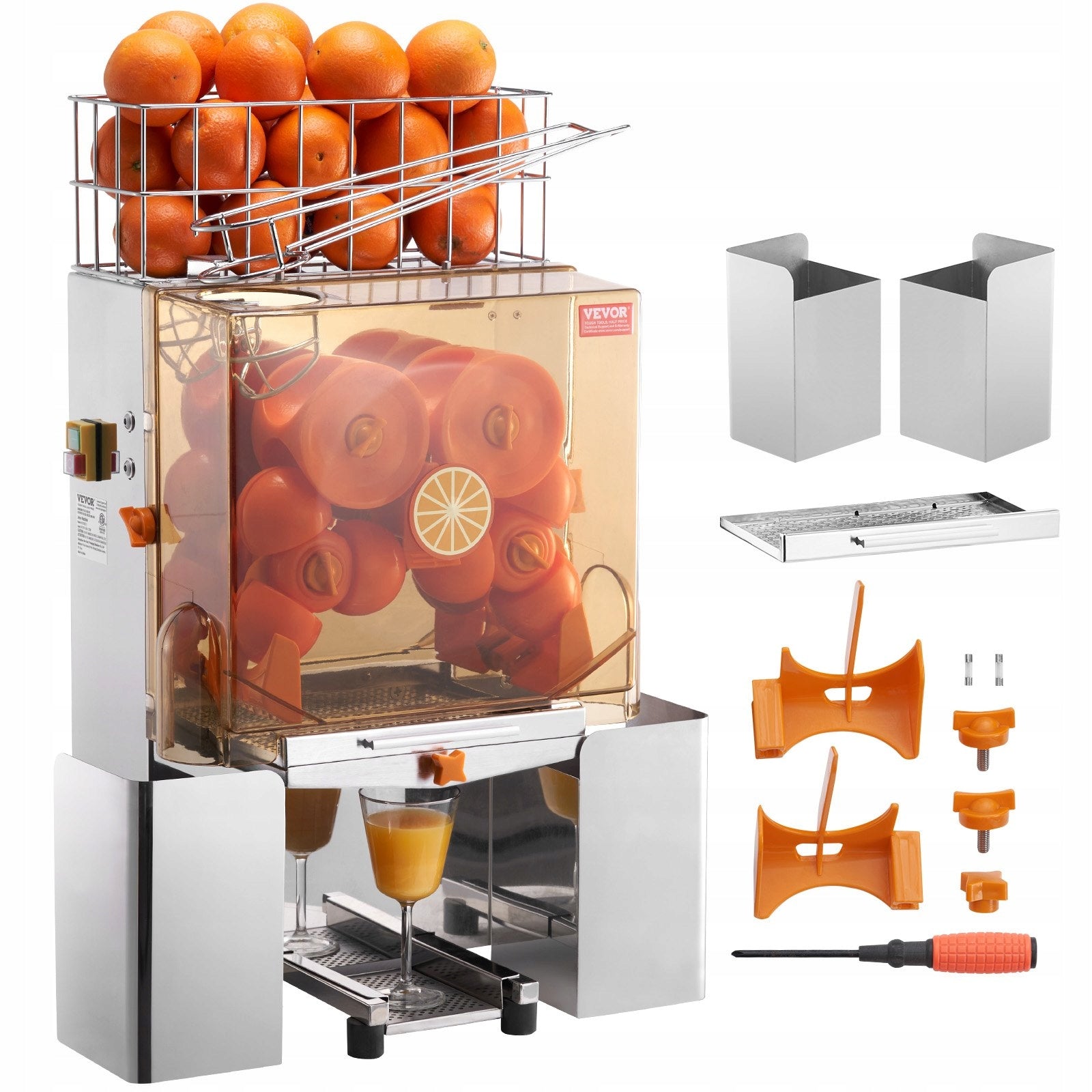 ORANGE JUICER Automatic Commercial 120W Stainless Steel