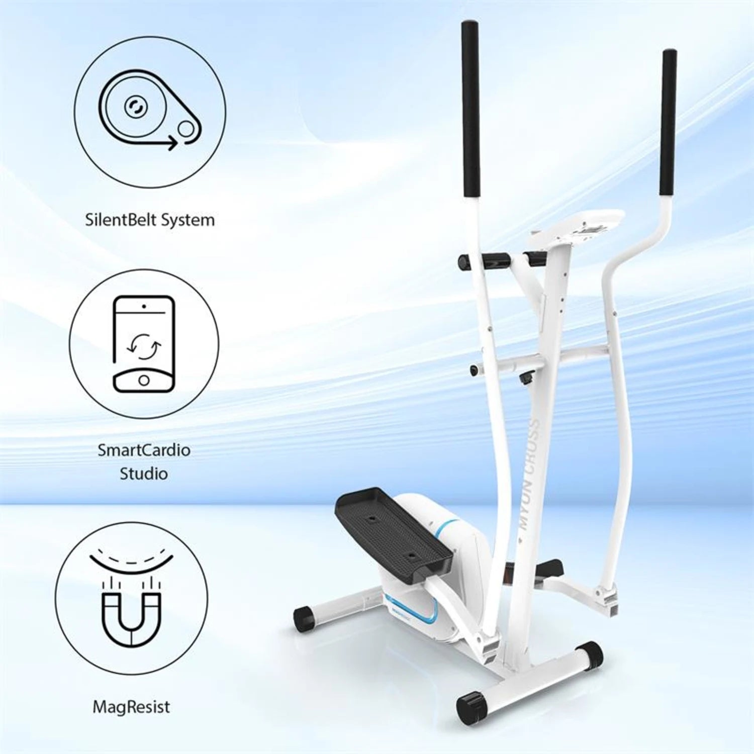ORBI-TREK ELLIPTICAL CROSS TRAINER MAGNETIC HOME TRAINING 100KG Brand Klarfit